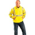 Occunomix Premium Flame Resistant Pull-Over Hoodie Hi-Vis Yellow, L,  LUX-SWT3FR-YL